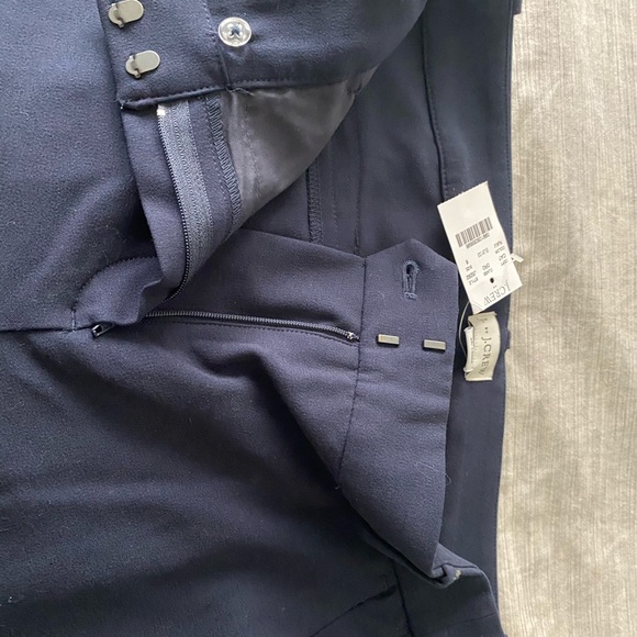 J CREW Cotton Navy Walk Pant - Picture 4 of 7